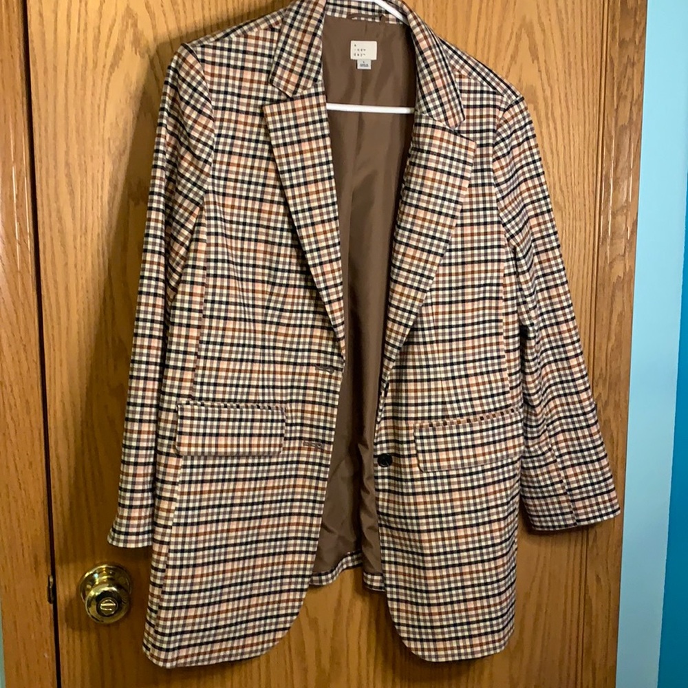 Plaid Blazer